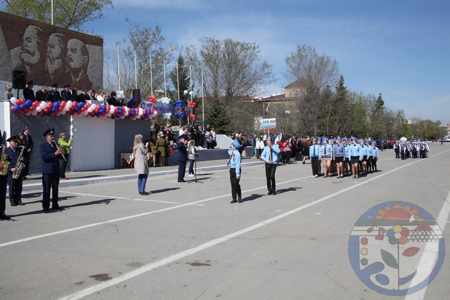 Парад юнармейских отрядов 2013